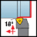 Außen Trigon 18.5° Einstellwinkel