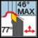Ext 55° Diamant 77° Einstellwinkel
