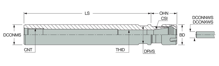 ST3/4X4.000 ER16 M