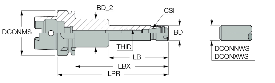 HSK A63 ER11X160M