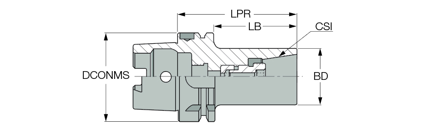 HSK A63 ER32 CLICK-IN