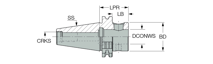 DIN69871 50 CF4-S