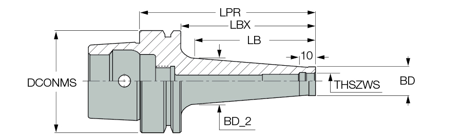 HSK E40 ODP10X53