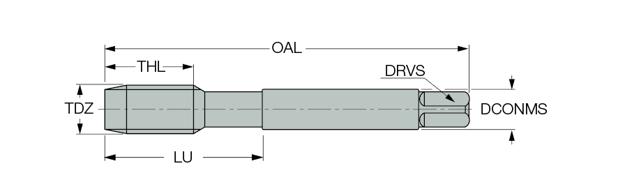 TPS UNC-1/4-20-M HE