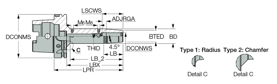 HSK A100 SRKIN10X90 CX