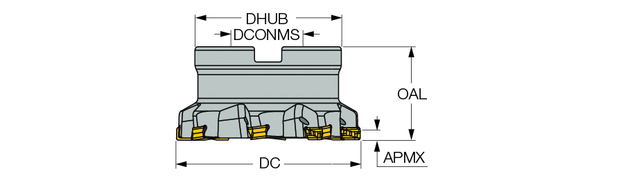 HTF D100-08-32-R-LN10
