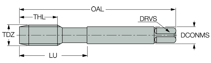 TPSN UNC 9/16-12-M HE